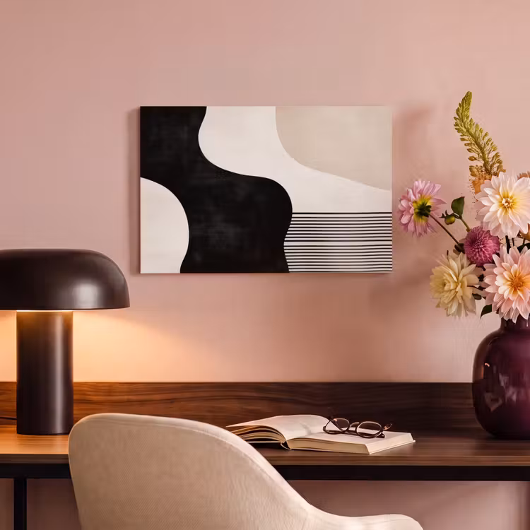 Canvas schilderij - Abstract - Japandi - Beige - Modern — 4