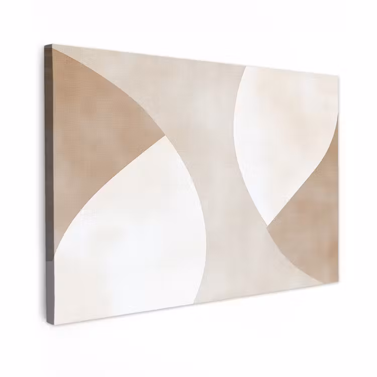 Canvas schilderij - Bruin - Japandi - Abstract — 1