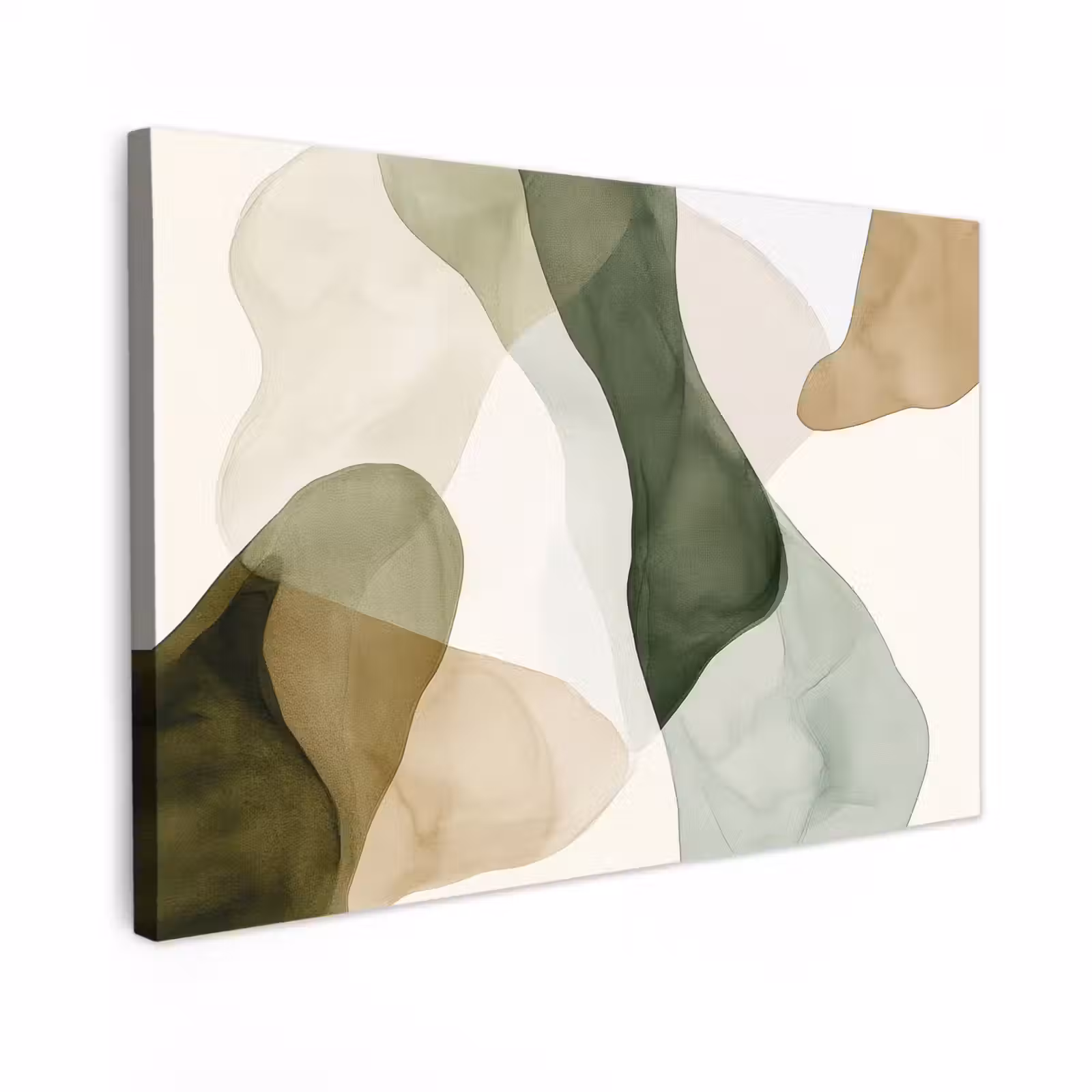 Canvas schilderij - Japandi - Abstract - Groen — 1