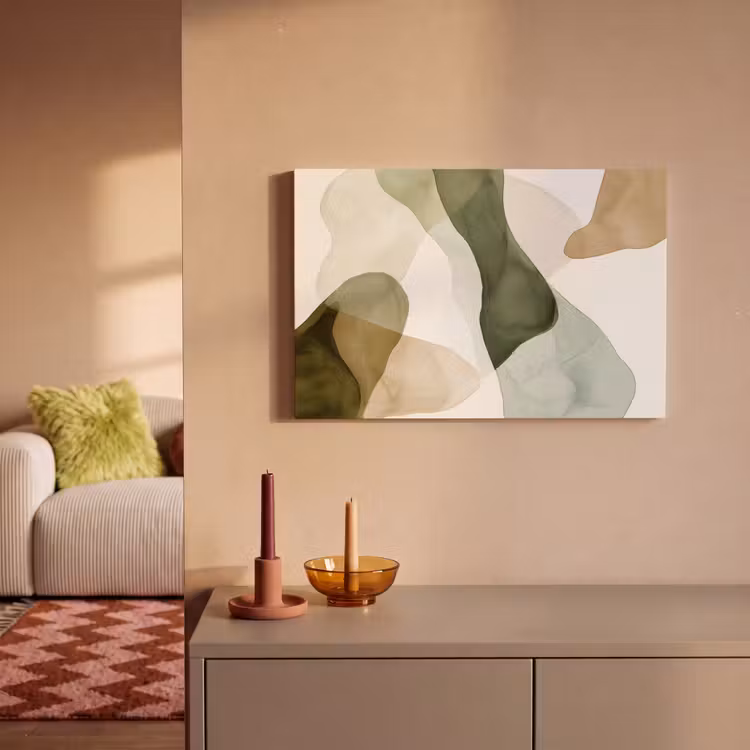 Canvas schilderij - Japandi - Abstract - Groen — 2