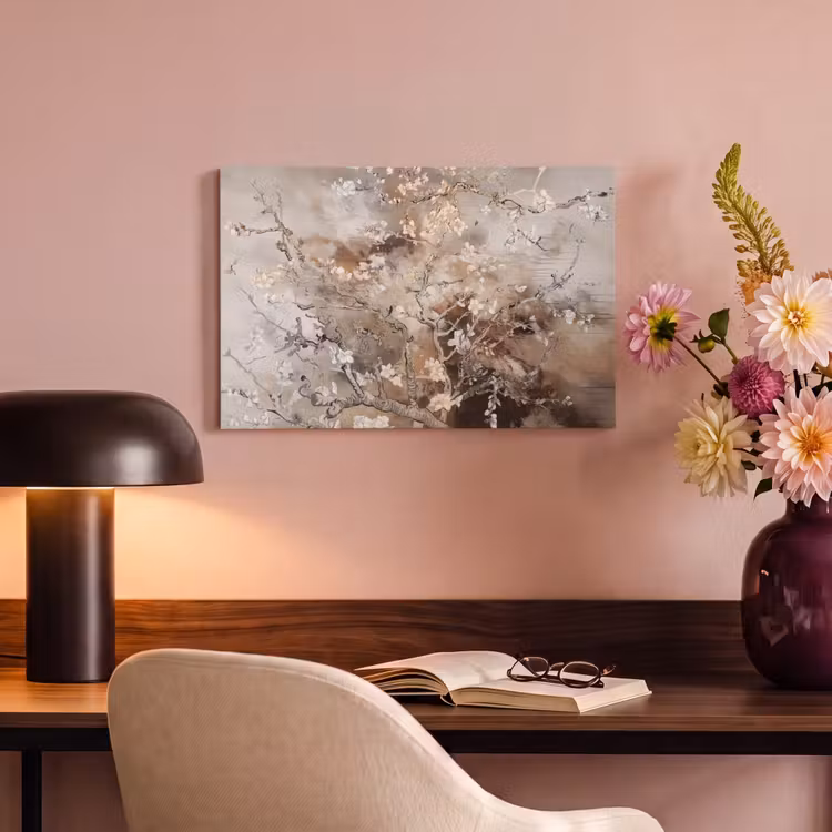 Canvas schilderij - Amandelbloesem - Kunst - Van Gogh - Beige - Abstract — 4