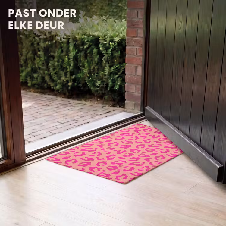Deurmat - Panterprint - Roze - Dierenprint - Minimalistisch — 7