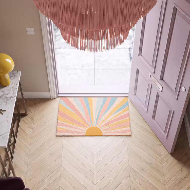 Deurmat - Illustratie - Zon - Pastelkleuren — 4