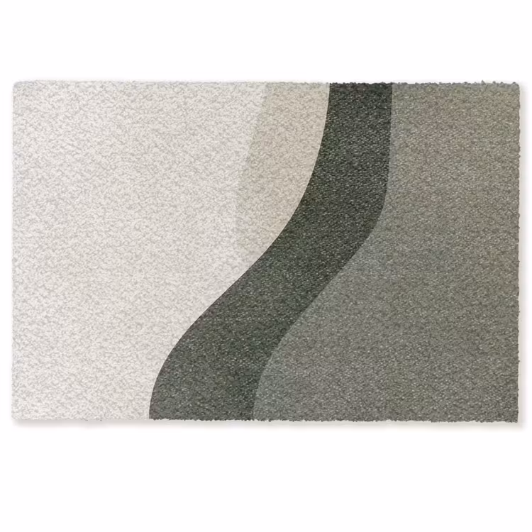 Deurmat - Japandi - Groen - Abstract - Modern — 1