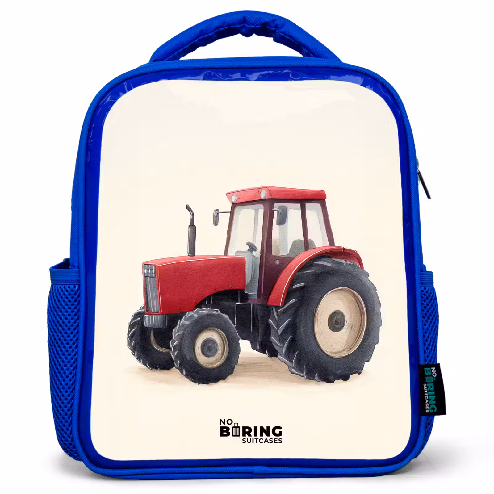 Kinderrugzak - Blauw - Tractor - Getekend - Rood — 1