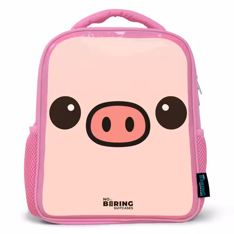 Kinderrugzak - Roze - Kawai - Varken - Roze — 1