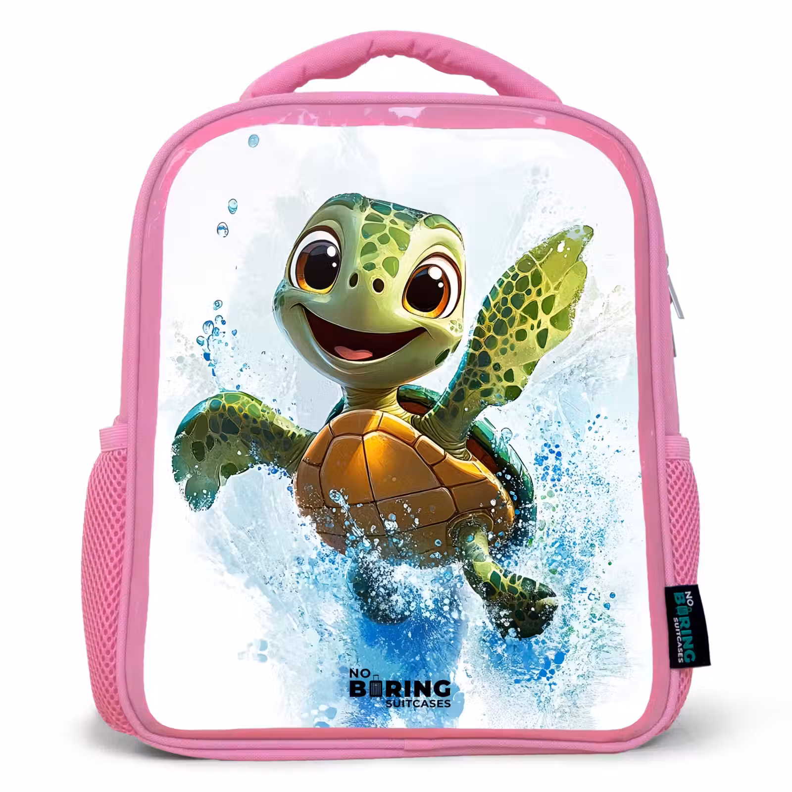 Kinderrugzak - Roze - Schildpad - Water - Groen — 1