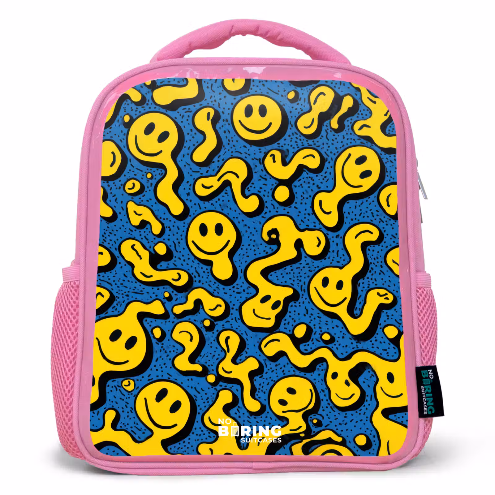 Kinderrugzak - Roze - Smiley - Blauw - Geel β 1