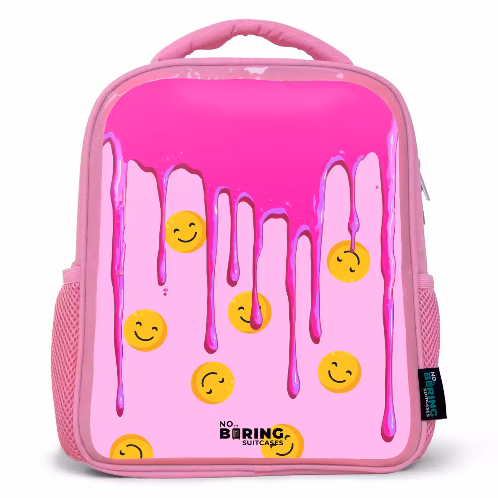 Kinderrugzak - Roze - Verf - Smiley - Roze β 1