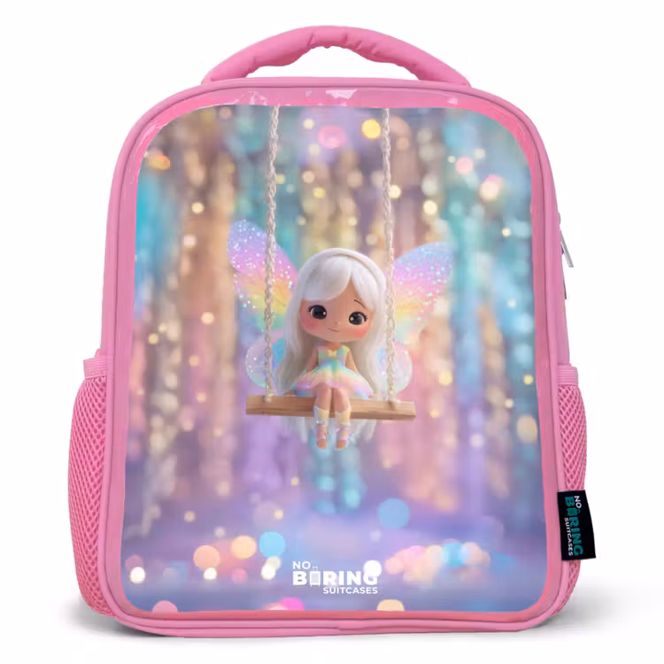 Kinderrugzak - Roze - Fee - Elf - Regenboog — 1