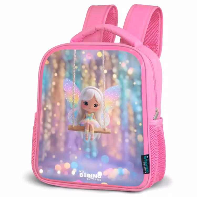 Kinderrugzak - Roze - Fee - Elf - Regenboog — 4