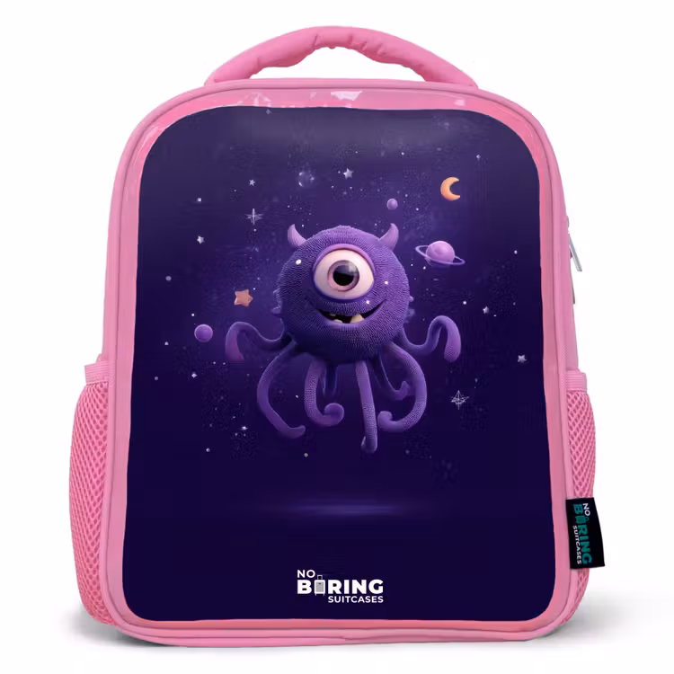 Kinderrugzak - Roze - Kosmisch tentakelmonster â 1