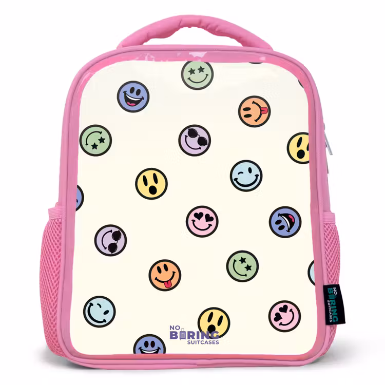 Kinderrugzak - Roze - Speelse smiley-mix β 1