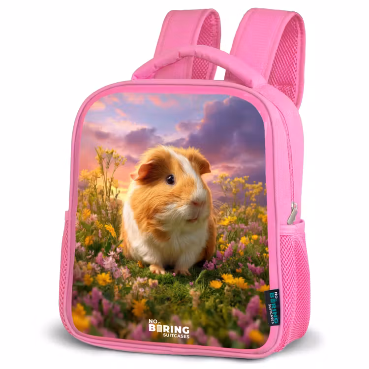 Kinderrugzak - Roze - Cavia - Natuur - Dier — 4