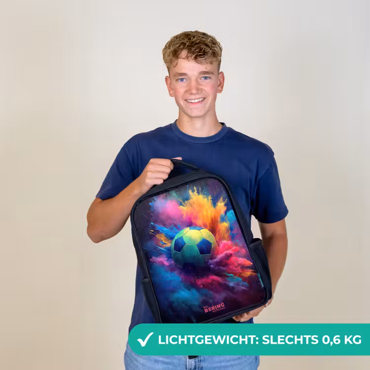 Kinderrugzak - Zwart - Neon - Bal - Kleurrijk — 2