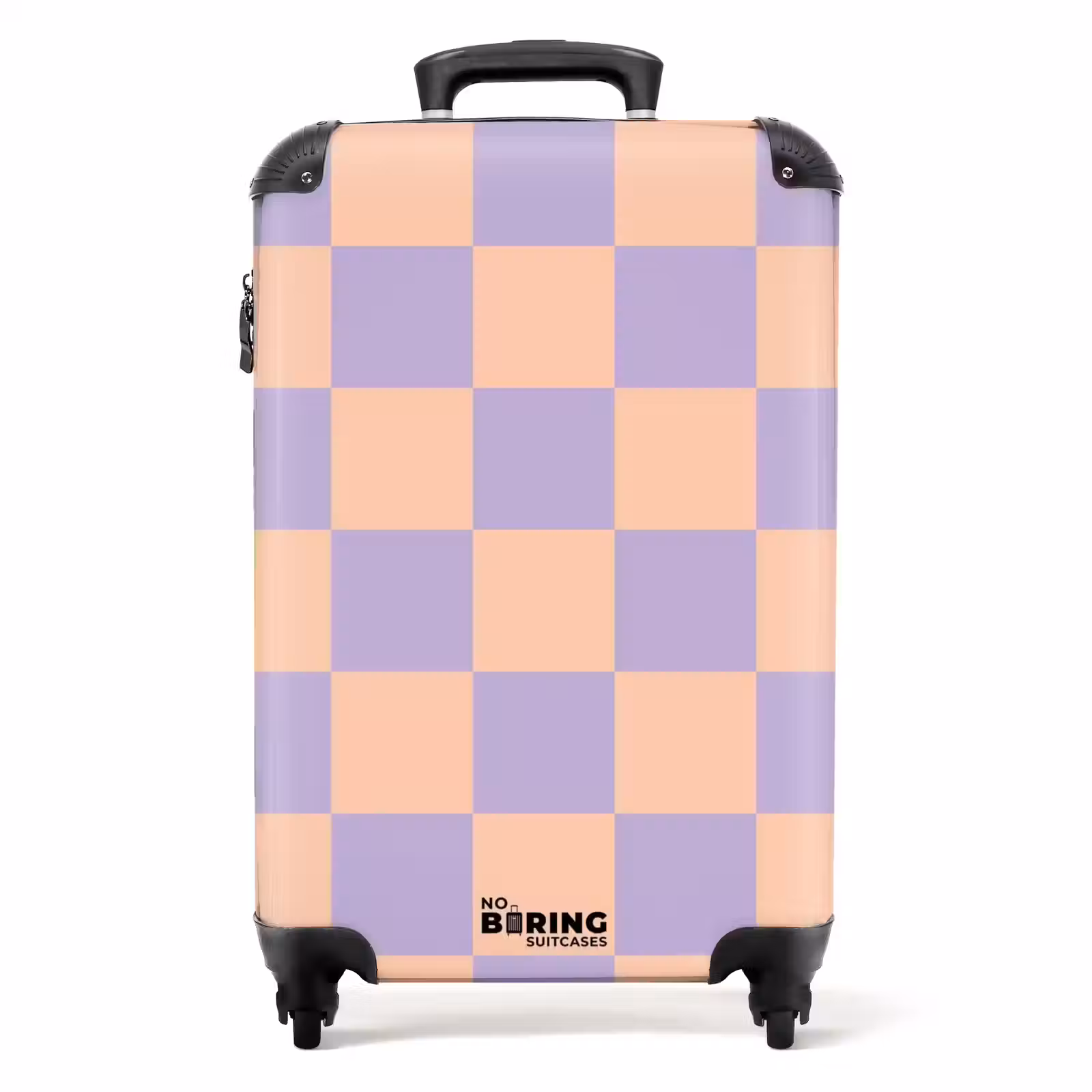 Koffer - Squares - Paars/Oranje — 1