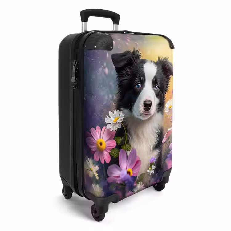Koffer - Hond - Bloemen - Natuur - Puppy - Bordercollie — 4