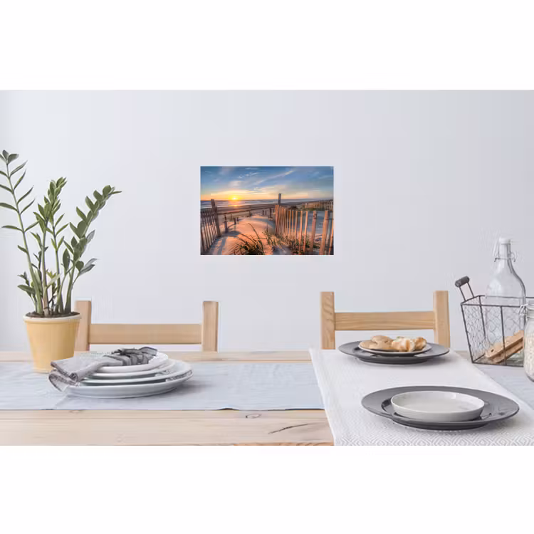 Muursticker - Strand - Zee - Duin - Zonsondergang - Landschap — 3