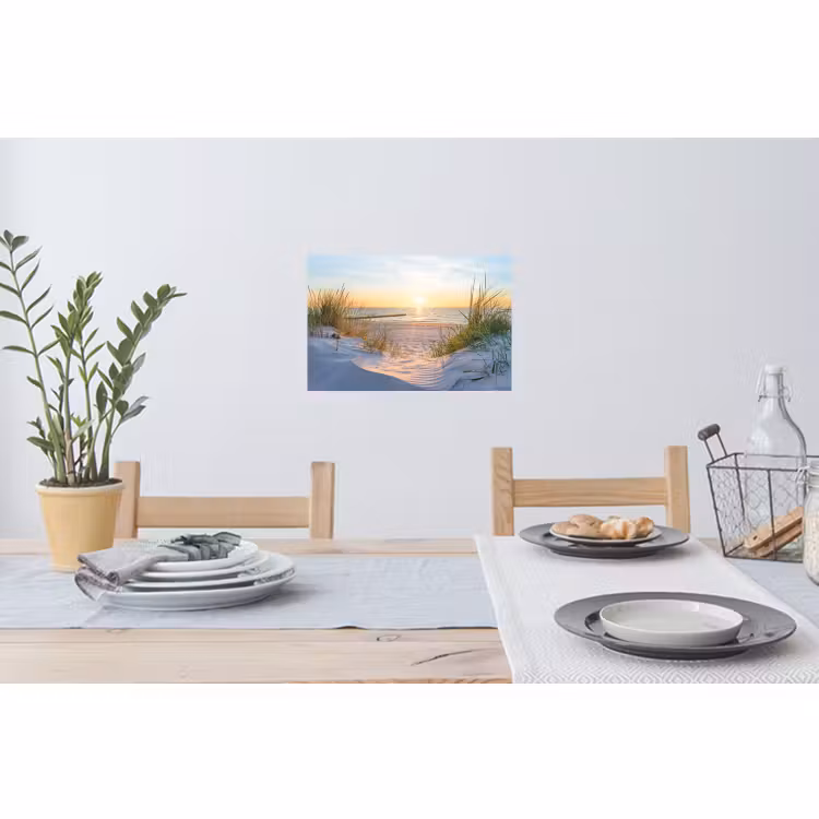 Muursticker - Strand - Zon - Duin - Gras - Zand - Horizon — 3