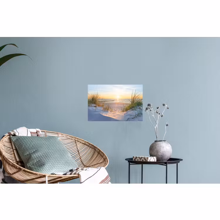 Muursticker - Strand - Zon - Duin - Gras - Zand - Horizon — 4