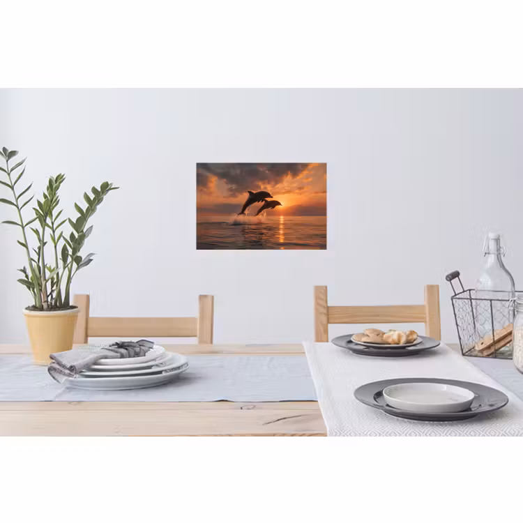 Muursticker - Dolfijnen - Zee - Realistisch — 3