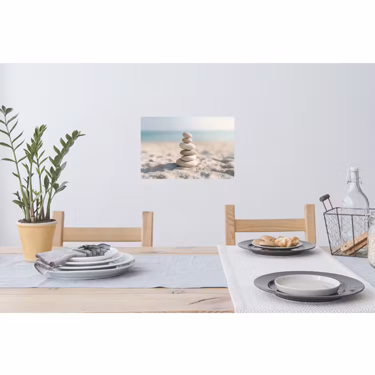 Muursticker - Stenen - Stapel - Zand - Zee — 3