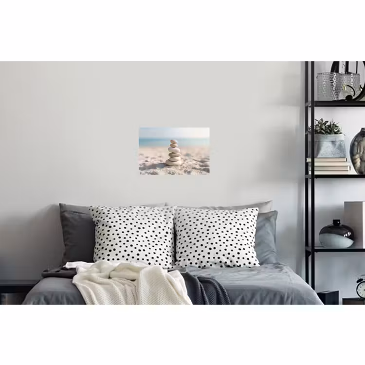 Muursticker - Stenen - Stapel - Zand - Zee — 5