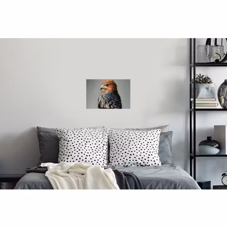 Muursticker - Vogel - Realistisch - Veren - Bruin — 5