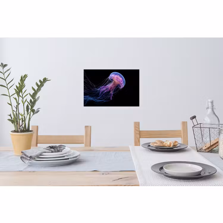 Muursticker - Kwal - Doorzichtig - Roze - Tentakels — 3