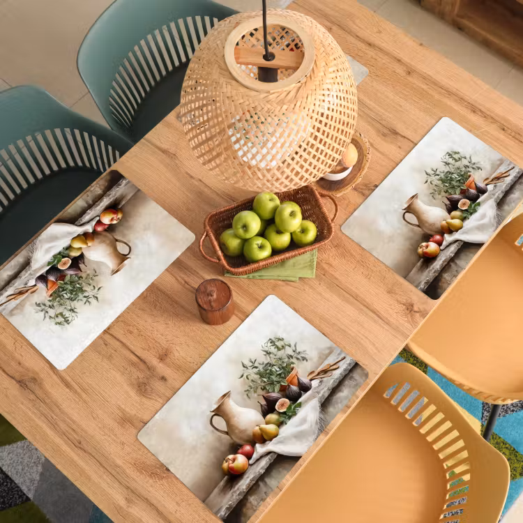 Placemat - 6 stuks - Fruit - Kruiden - Landelijk — 4