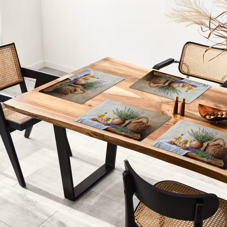 Placemat - 6 stuks - Lavendel - Brood - Stilleven — 3