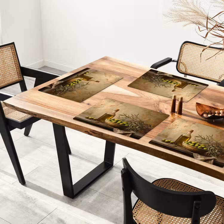 Placemat - 6 stuks - Olijven - Stilleven - Vintage — 3