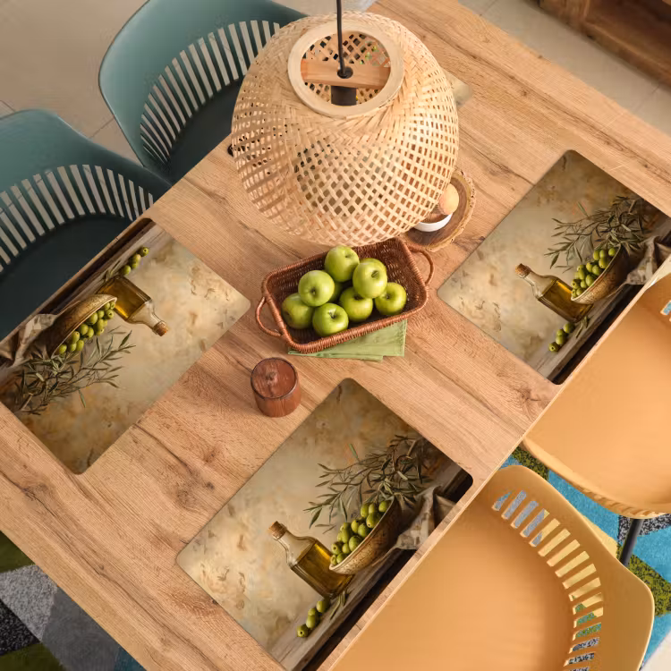 Placemat - 6 stuks - Olijven - Stilleven - Vintage — 4