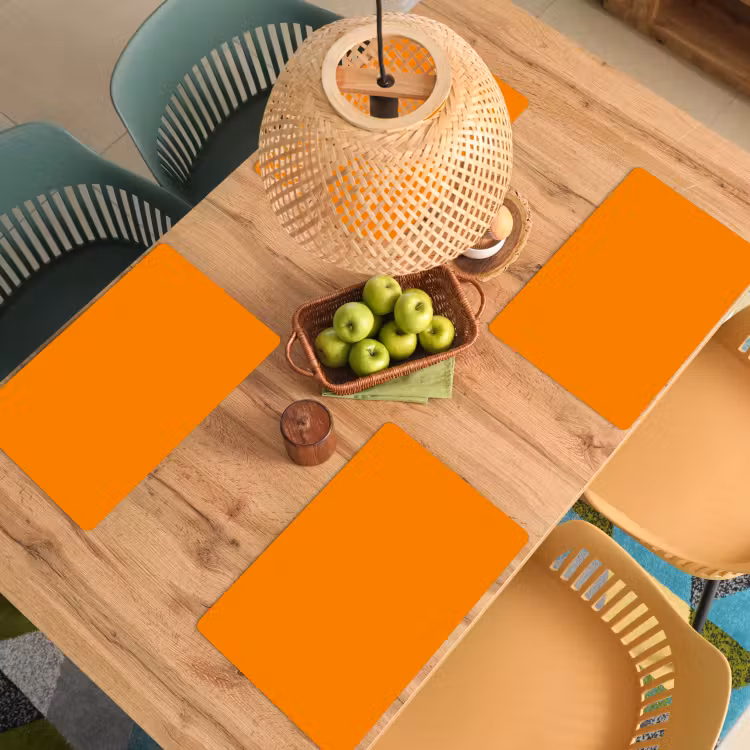 Placemat - 6 stuks - Oranje - Seizoenen - Herfst - Kleur — 4