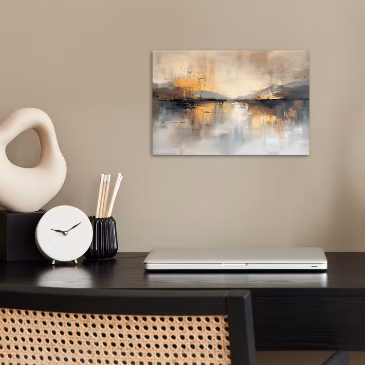 Poster - Abstract - Modern - Beige - Aesthetic - Goud — 2