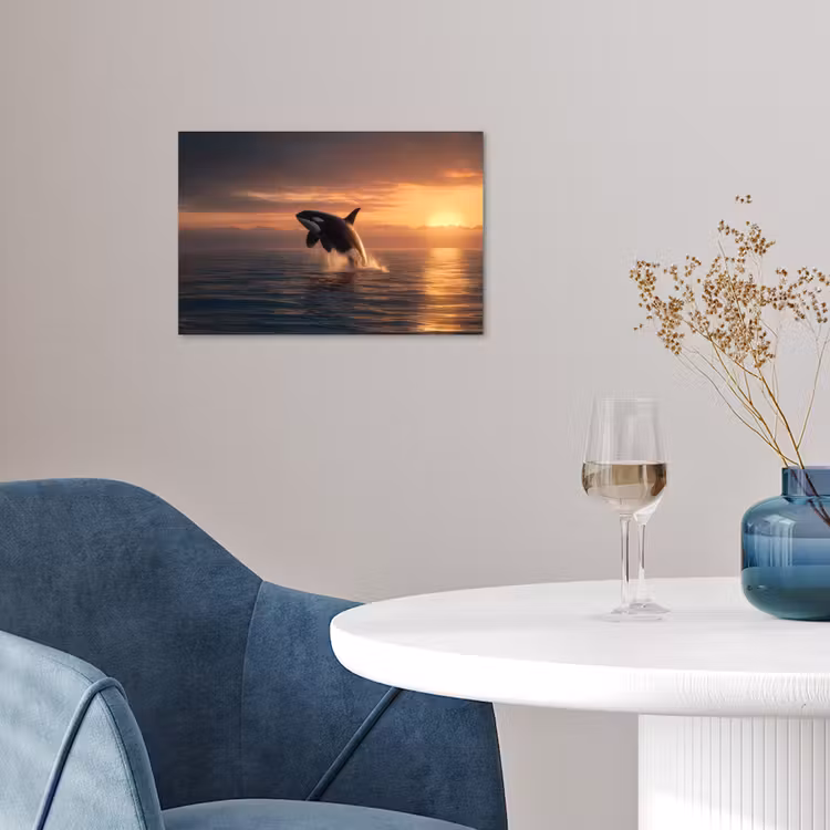 Poster - Orka - Zee - Zonsondergang — 4