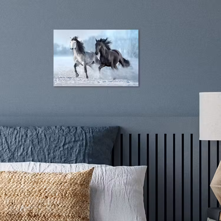 Poster - Paarden - Winter - Dieren - Natuur - Sneeuw — 3