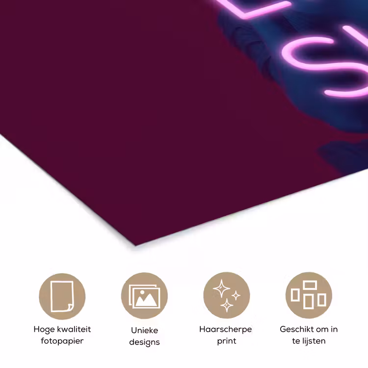Poster - Buste - Neon - LED - Letters — 5