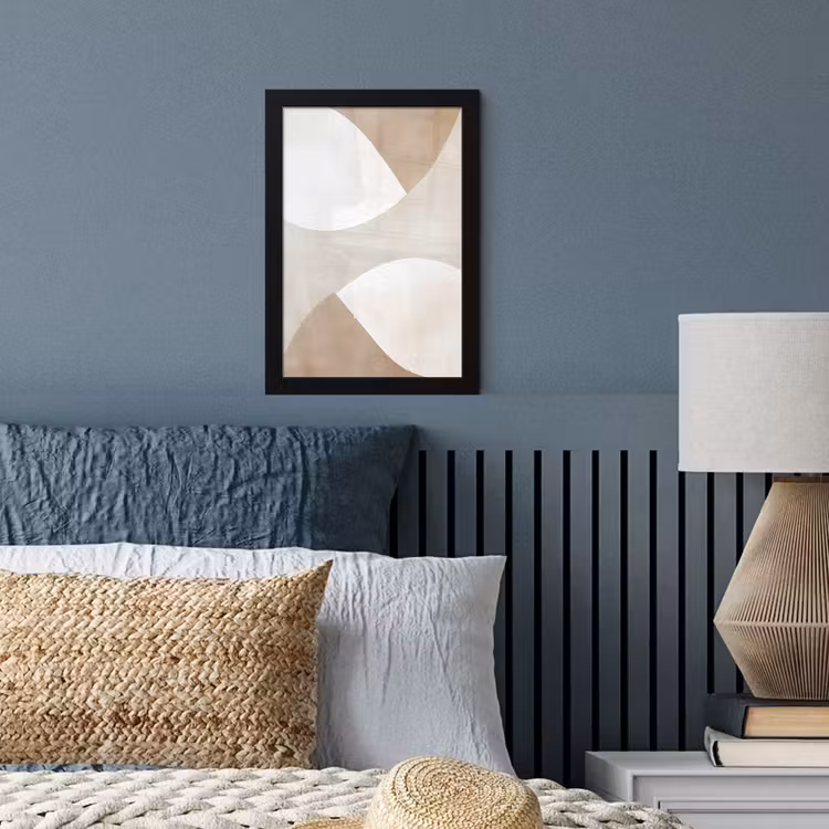 Poster met lijst - Bruin - Japandi - Abstract — 4