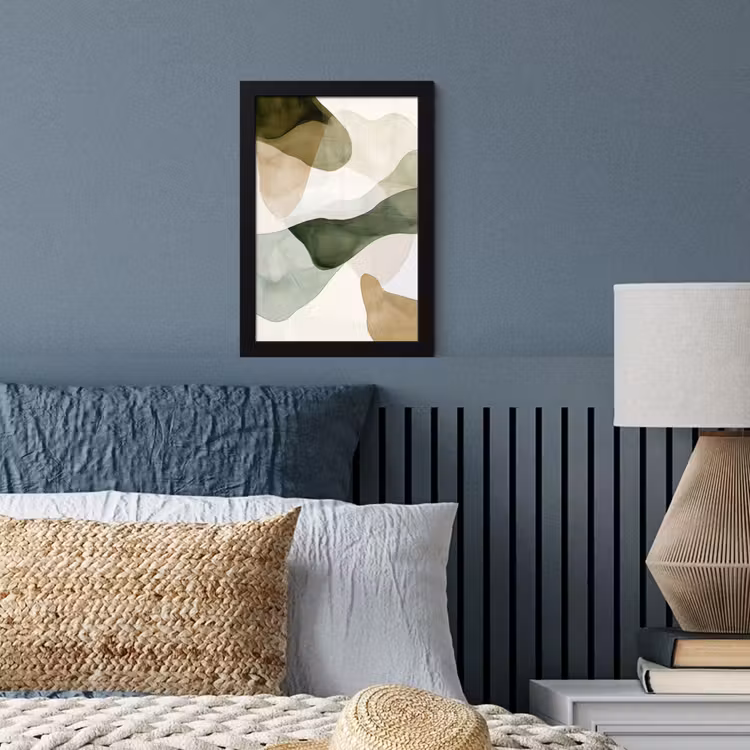 Poster met lijst - Japandi - Abstract - Groen — 4