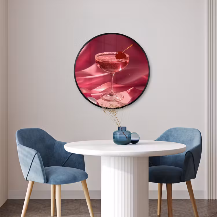 Ronde fotolijst - Cocktail - Pink - Luxe — 3