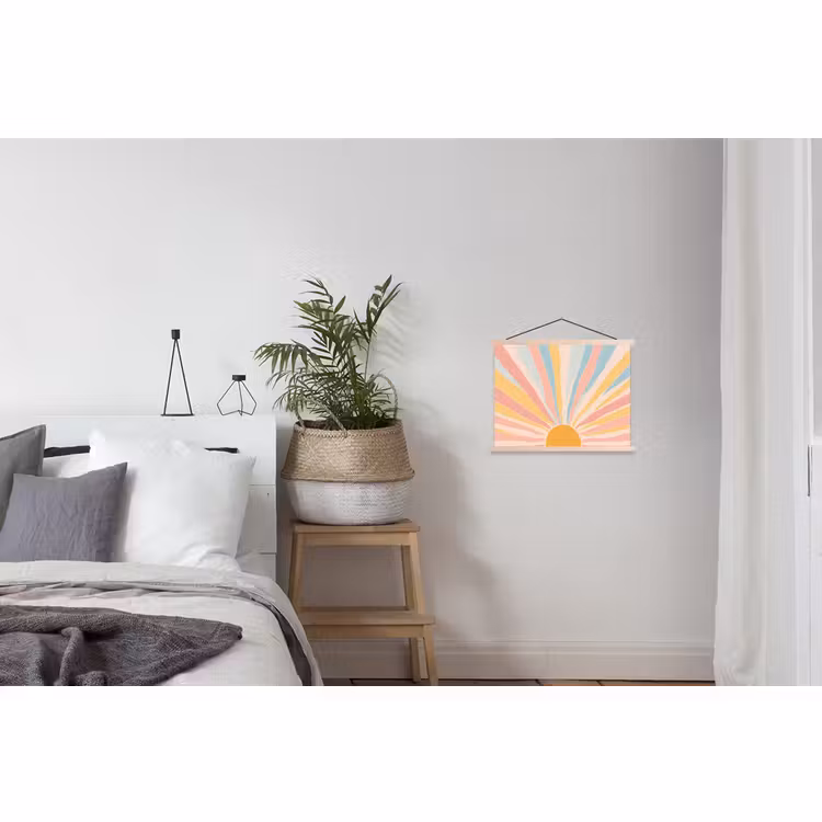Schoolplaat - Illustratie - Zon - Pastelkleuren — 2