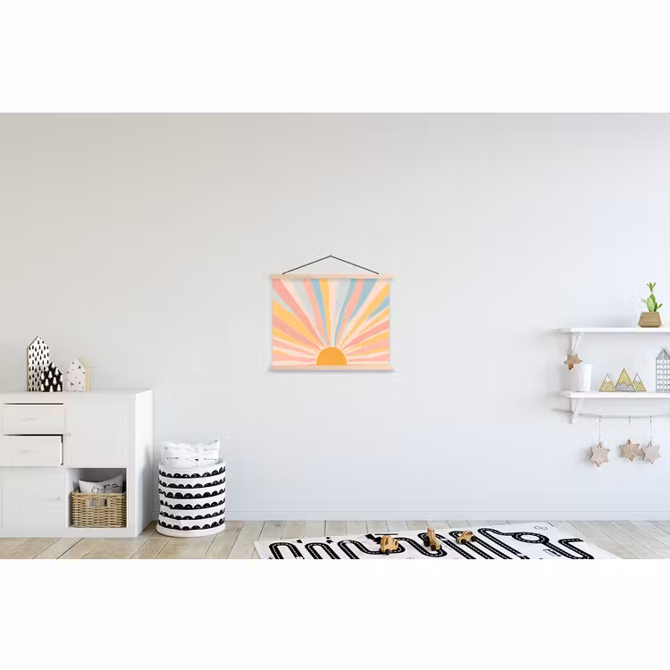 Schoolplaat - Illustratie - Zon - Pastelkleuren — 3