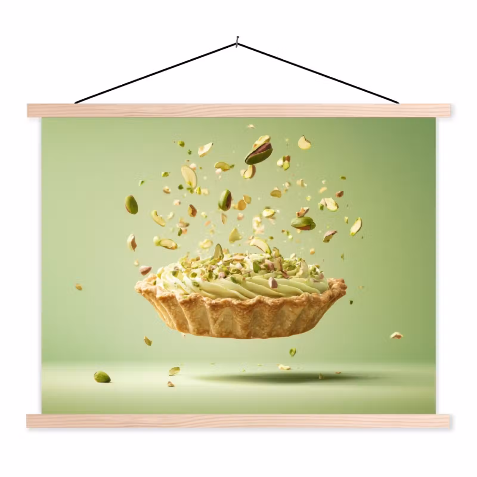 Schoolplaat - Pistache - Taart - Noten - Eten — 1