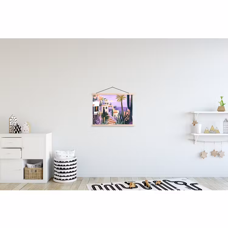 Schoolplaat - Huizen - Minimalistisch - Palmbomen - Kust — 3