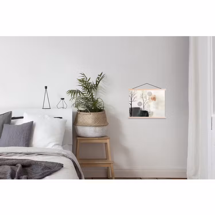 Schoolplaat - Wabi sabi - Beige - Plant — 2