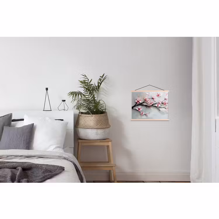 Schoolplaat - Bloesem - Kunstzinnig - Roze - Sakura — 2