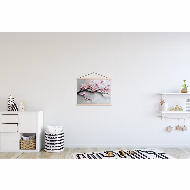 Schoolplaat - Bloesem - Kunstzinnig - Roze - Sakura — 3