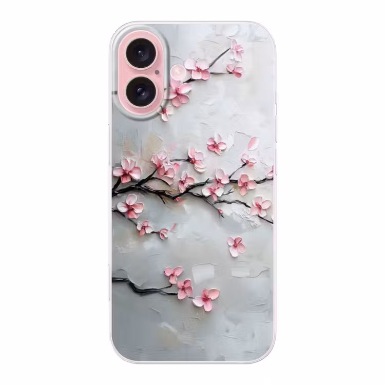Telefoonhoesje - Bloesem - Kunstzinnig - Roze - Sakura — 1