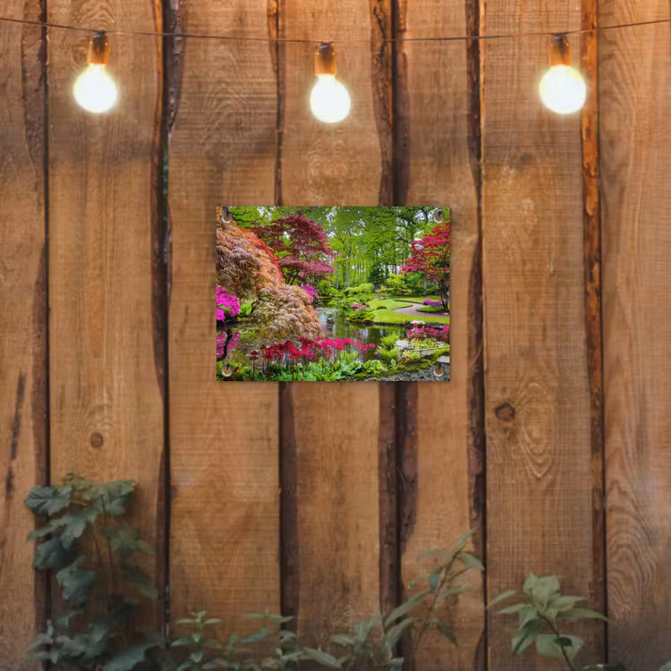 Tuinposter - Kleurrijke Japanse tuin — 2